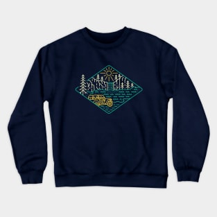 Off Road Adventure in Nature Crewneck Sweatshirt